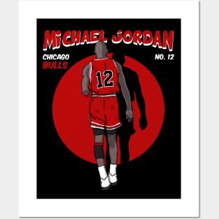 Michael Jordan Comic Style Art Posters and Art